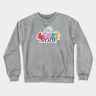 Beast mode Word Lettering Art Crewneck Sweatshirt